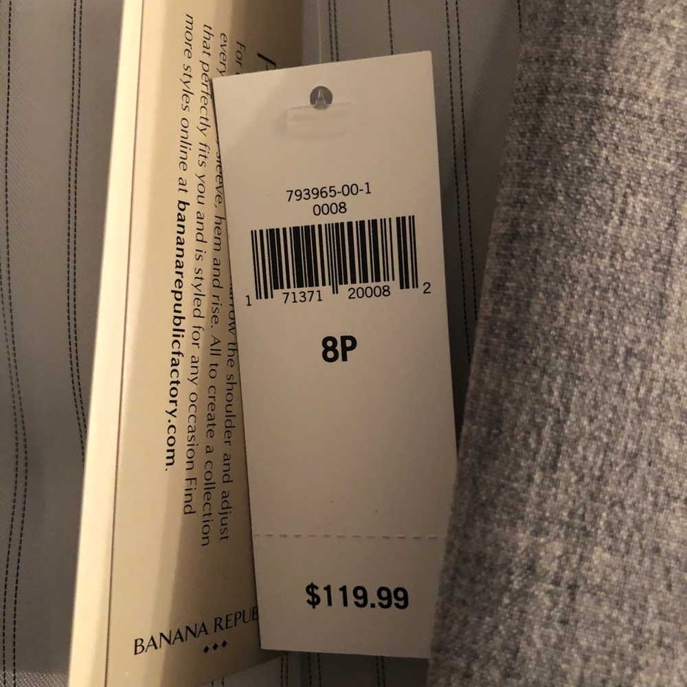 Banana Republic Grey Blazer 8p